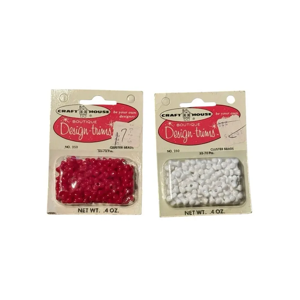 Vintage‎ Propeller + Cluster Beads Craft House Mangelsens 1960’s Crafts Sealed